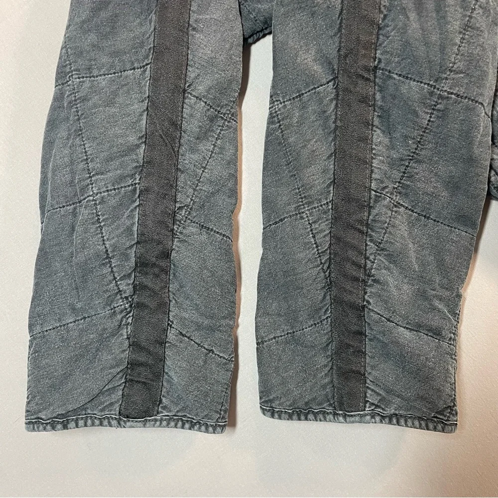 EXCELLENT Free People Black Dolman Quilted Bomber Jacket